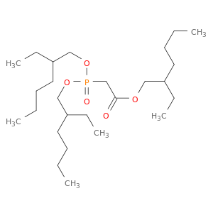 Acetic acid, [bis[(2-ethylhexyl)oxy]phosphinyl]-, 2-ethylhexyl ester