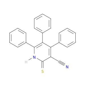 3-Pyridinecarbonitrile, 1,2-dihydro-4,5,6-triphenyl-2-thioxo-