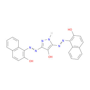 1H-Pyrazol-4-ol, 3,5-bis[(2-hydroxy-1-naphthalenyl)azo]-