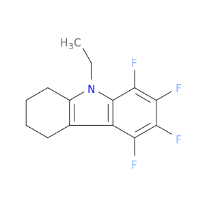 1H-Carbazole, 9-ethyl-5,6,7,8-tetrafluoro-2,3,4,9-tetrahydro-