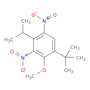 Benzene, 1-(1,1-dimethylethyl)-2-methoxy-4-(1-methylethyl)-3,5-dinitro-