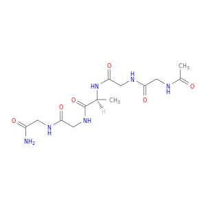 Glycinamide, N-acetylglycylglycyl-L-alanylglycyl-