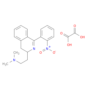 3-Isoquinolineethanamine, 3,4-dihydro-N,N-dimethyl-1-(2-nitrophenyl)-, ethanedioate (1:1)
