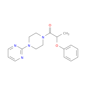 Piperazine, 1-(1-oxo-2-phenoxypropyl)-4-(2-pyrimidinyl)-