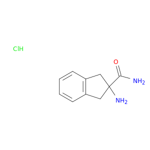 2-amino-2,3-dihydro-1H-indene-2-carboxamide hydrochloride