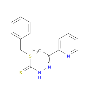Hydrazinecarbodithioicacid, 2-[1-(2-pyridinyl)ethylidene]-, phenylmethyl ester