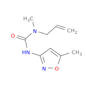 Urea, N-methyl-N'-(5-methyl-3-isoxazolyl)-N-2-propenyl-