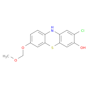 10H-Phenothiazin-3-ol, 2-chloro-7-(methoxymethoxy)-