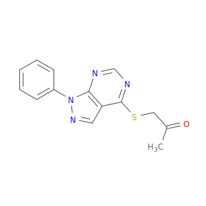 2-Propanone, 1-[(1-phenyl-1H-pyrazolo[3,4-d]pyrimidin-4-yl)thio]-