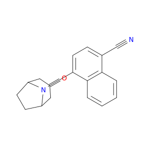 1-Naphthalenecarbonitrile, 4-(3-oxo-8-azabicyclo[3.2.1]oct-8-yl)-