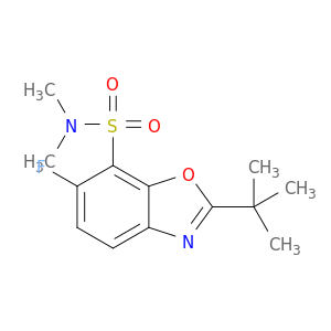 7-Benzoxazolesulfonamide, 2-(1,1-dimethylethyl)-6-fluoro-N,N-dimethyl-