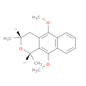 1H-Naphtho[2,3-c]pyran, 3,4-dihydro-5,10-dimethoxy-1,3-dimethyl-, cis-