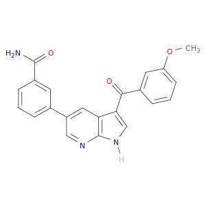 Benzamide, 3-[3-(3-methoxybenzoyl)-1H-pyrrolo[2,3-b]pyridin-5-yl]-