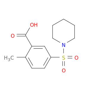 2-Methyl-5-(piperidin-1-ylsulfonyl)benzoic acid