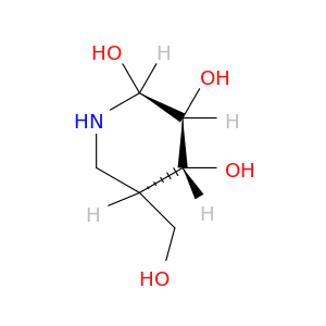 2,3,4-Piperidinetriol, 5-(hydroxymethyl)-, (2S,3S,4R,5R)-