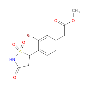 3-Isothiazolidinone,5-[4-[(acetyloxy)methyl]-2-bromophenyl]-, 1,1-dioxide