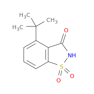 1,2-Benzisothiazol-3(2H)-one, 4-(1,1-dimethylethyl)-, 1,1-dioxide