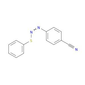 Benzonitrile, 4-[(phenylthio)azo]-