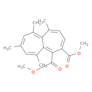 1,2-Heptalenedicarboxylic acid, 5,6,8,10-tetramethyl-, dimethyl ester