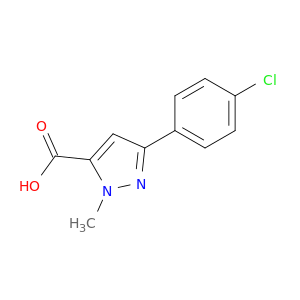 3-(4-氯苯基)-1-甲基-1H-吡唑-5-羧酸