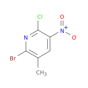 2-Bromo-6-chloro-3-methyl-5-nitropyridine