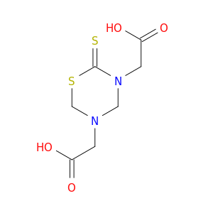 2-[5-(carboxymethyl)-6-sulfanylidene-1,3,5-thiadiazinan-3-yl]acetic acid