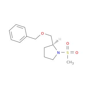 Pyrrolidine, 1-(methylsulfonyl)-2-[(phenylmethoxy)methyl]-, (S)-