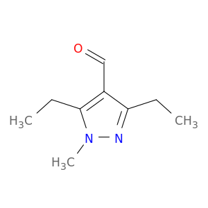 3,5-diethyl-1-methyl-1H-pyrazole-4-carbaldehyde