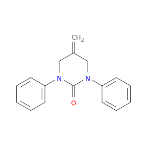 2(1H)-Pyrimidinone, tetrahydro-5-methylene-1,3-diphenyl-