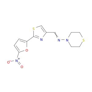 4-Thiomorpholinamine,N-[[2-(5-nitro-2-furanyl)-4-thiazolyl]methylene]-