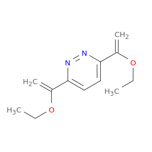 Pyridazine, 3,6-bis(1-ethoxyethenyl)-
