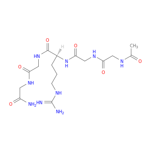 Glycinamide, N-acetylglycylglycyl-L-arginylglycyl-