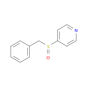 Pyridine, 4-[(phenylmethyl)sulfinyl]-