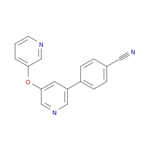 Benzonitrile, 4-[5-(3-pyridinyloxy)-3-pyridinyl]-