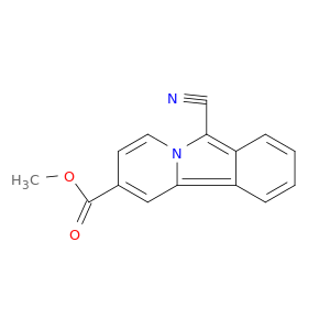 Pyrido[2,1-a]isoindole-2-carboxylic acid, 6-cyano-, methyl ester
