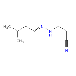 Propanenitrile, 3-[(3-methylbutylidene)hydrazino]-
