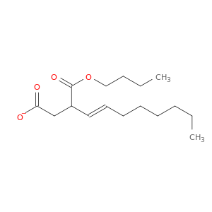 Butanedioic acid, (2E)-2-octenyl-, monobutyl ester
