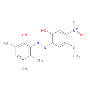 Phenol, 2-[(2-hydroxy-5-methoxy-4-nitrophenyl)azo]-3,4,6-trimethyl-