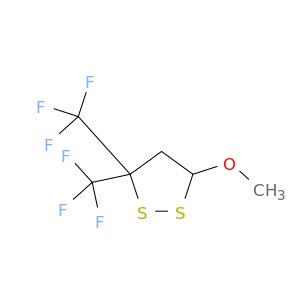 1,2-Dithiolane, 5-methoxy-3,3-bis(trifluoromethyl)-