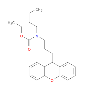 Carbamic acid, butyl[3-(9H-xanthen-9-yl)propyl]-, ethyl ester