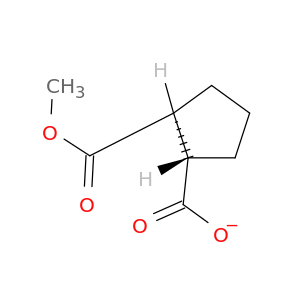 1,2-Cyclopentanedicarboxylic acid, monomethyl ester, (1S,2S)-