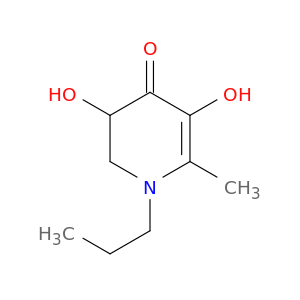 4(1H)-Pyridinone, 2,3-dihydro-3,5-dihydroxy-6-methyl-1-propyl-