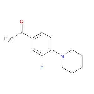 1-(3-Fluoro-4-piperidin-1-ylphenyl)ethanone