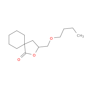 2-Oxaspiro[4.5]decan-1-one, 3-(butoxymethyl)-