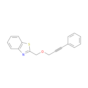 Benzothiazole, 2-[[(3-phenyl-2-propynyl)oxy]methyl]-