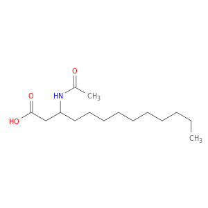 Tridecanoic acid, 3-(acetylamino)-