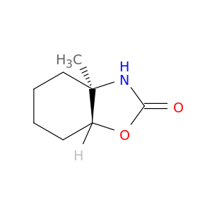2(3H)-Benzoxazolone, hexahydro-3a-methyl-, trans-