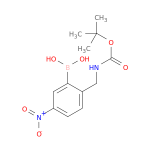 (2-(((tert-Butoxycarbonyl)amino)methyl)-5-nitrophenyl)boronic acid
