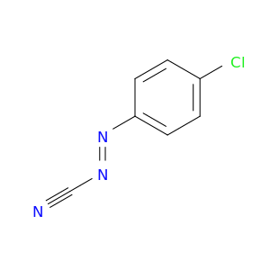 Diazenecarbonitrile, (4-chlorophenyl)-, (E)-