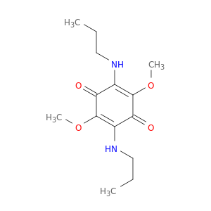 2,5-dimethoxy-3,6-bis(propylamino)cyclohexa-2,5-diene-1,4-dione